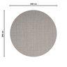 Tapete Sisal Ch Redondo Liso 200cm Apaeb - 5
