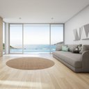 Ver imagem 1 de Tapete Sisal Ck Redondo Liso 200cm Apaeb