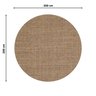 Tapete Sisal Ck Redondo Liso 200cm Apaeb - 4