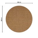 Ver imagem 4 de Tapete Sisal Cl Redondo Liso 200cm Apaeb