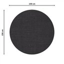 Ver imagem 3 de Tapete Sisal Cx Redondo Liso 150cm Apaeb