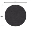 Ver imagem 4 de Tapete Sisal Cx Redondo Liso 200cm Apaeb