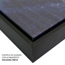 Ver imagem 4 de Quadro Decorativo em Canvas Leão Predador - Moldura Preta - 90 x 60cm