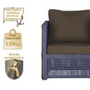 Ver imagem 4 de Mesa Centro e 3 Poltronas Madri Corda Náutica Estofado 9 Trama Original