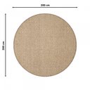 Ver imagem 4 de Tapete Sisal Mhd Redondo Liso 200cm Apaeb