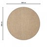 Tapete Sisal Mhd Redondo Liso 200cm Apaeb - 4