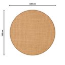 Ver imagem 3 de Tapete Sisal Cb Redondo Liso 150cm Apaeb
