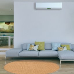 Tapete Sisal Cb Redondo Liso 150cm Apaeb - 2