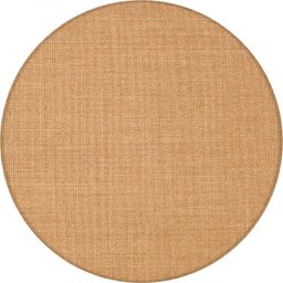Tapete Sisal Natural Cb Redondo Liso 200cm Apaeb - 4