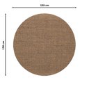 Ver imagem 4 de Tapete Sisal Cd Redondo Liso 150cm Apaeb