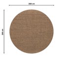 Ver imagem 3 de Tapete Sisal Cd Redondo Liso 200cm Apaeb