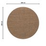 Tapete Sisal Cd Redondo Liso 200cm Apaeb - 3