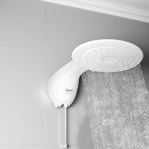 Zagonel Optima Eletrônica 7700w Turbo 220v – Ducha com Grande Espalhador e Controle de Temperatura B