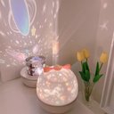 Ver imagem 2 de Luminária De Mesa Projetor Abajur Infantil Luzes Desenhos