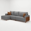 Ver imagem 2 de Sofá Linving com Chaise Confort 318cm 4 Lugares Novo Horizonte