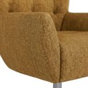 Ver imagem 7 de Poltrona Decorativa Malta Base Giratoria Linho Color Trend Tca 219 Moll