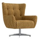 Ver imagem 1 de Poltrona Decorativa Malta Base Giratoria Linho Color Trend Tca 219 Moll