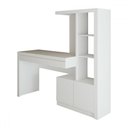 Ver mais imagens de Mesa Escrivaninha 2 Portas 1 Gaveta para Computador Homework Branco - Panorama Móveis