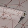 Papel de Parede Adesivo Rosa Chá Rosé Vinilico Sala 9m - 4