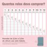 Papel de Parede Adesivo Rosa Chá Rosé Vinilico Sala 9m - 3