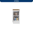 Ver imagem 4 de Balcão com Tampo 41cm 1 Porta Yescasa Unna Branco/Azul