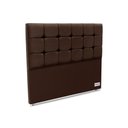 Ver imagem 1 de Cabeceira Cama Box Estofada Piave Veluto Queen - Suede Marrom - Ortobom