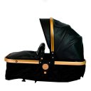 Ver imagem 5 de Kit 3em1 Carrinho Bebê com Freios + Bebê Conforto Preto