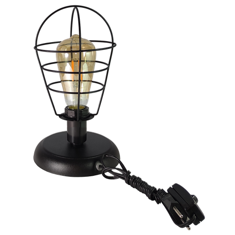 Abajur Aramado Lampshape Preto Sala Quarto Cozinha Banheiro