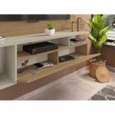 Ver imagem 6 de Painel para TV até 55 Polegadas 1 Porta 3 Nichos Black 19 Caemmun