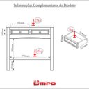 Ver imagem 4 de Aparador de Madeira Imperial 2 Gavetas Mpo Móveis