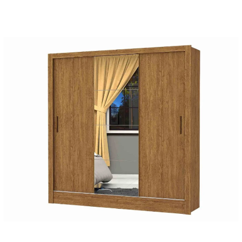 Guarda Roupas 2430 Santiago/Dubai 3PTS 1.79m c/Esp Plus Cinamomo