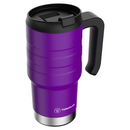 Copo Térmico Termolar Inox 590 Ml Com Alça E Tampa Roxo - 2