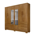 Ver imagem 1 de Guarda Roupa Solteiro Encant 6 Portas 6 Gavetas com Espelho Nh Rei de Casa Cumaru