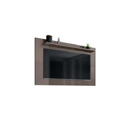 Painel para Tv Safira 1.35 Cinza Perola - Casa D Móveis - 2
