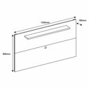 Ver imagem 3 de Painel para Tv Safira 1.35 Cinza Perola - Casa D Móveis