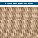 Ver imagem 5 de Banco Los Ozki 161 cm Madeira Eucalipto Cedro Tecido 434C Corda Redonda Rami