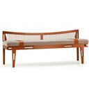 Ver imagem 2 de Banco Los Ozki 161 cm Madeira Eucalipto Cedro Tecido 434C Corda Redonda Rami