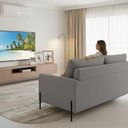 Ver imagem 5 de Sofá para Sala Estar Living Clássico 140cm Pés de Ferro Londres Cinza Claro