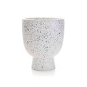 Ver imagem 3 de Cachepot Decorativo em Cerâmica Branco 14x11 Cm - D’Rossi Vaso