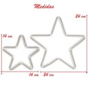 Ver imagem 2 de Decoração Varal Cordão Fio Luzes Colorida Estrela 2,5m 220v