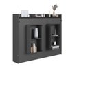 Ver imagem 6 de Cama de Casal Articulável Horizontal Grafite Hanover MDP Dobrável Decoração Art In Móveis