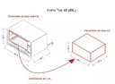 Ver imagem 5 de Forno Elétrico de Bancada 48 Litros - Top 48 - Preto - Fogatti