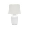 Abajur Cerâmica Pottery 32cm E-27 Branco - Taschibra - 1