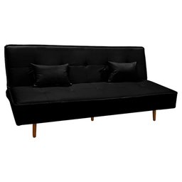 Sofá Cama Silver Reclinável Corano Preto - Speciale Home - 2