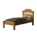 Ver imagem 1 de Cama Solteiro Mdf e Madeira Maciça Iris Nature Off White