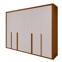 Ver imagem 3 de Guarda Roupa 6 Porta S/espelho Easy Space Frassino/off White