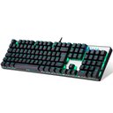 Ver imagem 4 de Teclado Mecanico Motospeed Ck104 Switch Vermelho - Prata