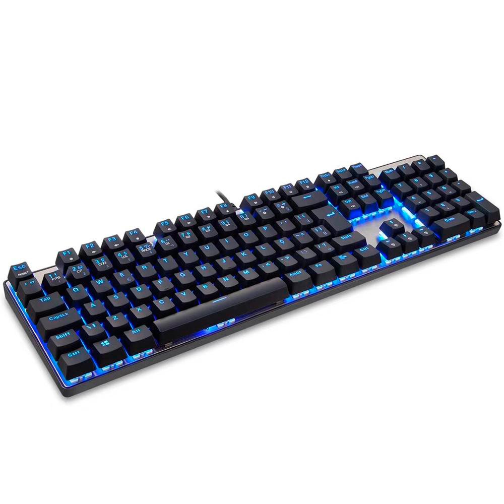 Teclado Mecanico Motospeed Ck104 Switch Vermelho - Prata - 3