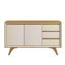 Ver mais imagens de Buffet Vertex 2 Portas e 3 Gavetas 137 cm Naturalle/Off White - Mavaular