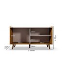 Ver imagem 4 de Rack para TV até 50 Polegadas 135,7cm New Austin Grigio/Canela